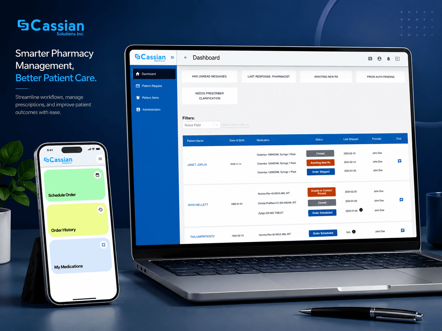 Cassianrx case study slide 1 of 7